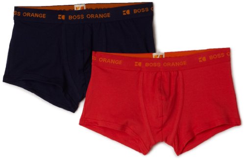 HUGO BOSS Men's Plain Colored Boxer 2 Pack, Colors 