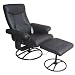 Relaxzen Massage Recliner and Ottoman with 8 Motors and Heat