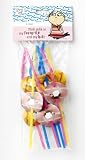 Outdoor Living : Charlie & Lola Straws (x 8) with biscuit motif