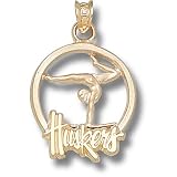 University of Nebraska Huskers Gymnast Pendant (14kt)