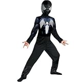 The Amazing Spider-Man Black Suited Venom Muscle Costume Size 7-8 Medium