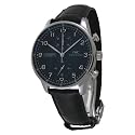 [アイダブリューシー]IWC 腕時計 ポルトギーゼ クロノ ブラック 黒クロコ 自動巻き Dバックル IW371447 メンズ 【並行輸入品】