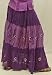 SKIRT - COTTON TIE-DYE PURPLE W/BELLS MD