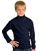 Youth Interlock Knit Mock Turtleneck