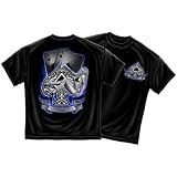 Poker T-shirt Aces Up Pin Up Girl S-3XL