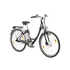 Ruhrwerk E-Bike Pedelec Fahrrad 24 V Einrohr, 3-Gang, tiefschwarz, 45 cm, 28 Zoll