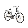 Ruhrwerk E-Bike Pedelec Fahrrad 24 V Einrohr, 3-Gang, tiefschwarz, 45 cm, 28 Zoll