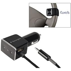 Kensington LiquidAUX Bluetooth Car Kit with Remote for Music Phones