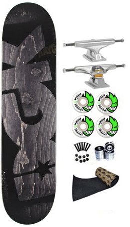 DGK Black Stencil Team 8.25 Skateboard Deck Complete Independent Trucks Spitfire 53mm Wheels Jessup Grip Tape Abec 7 Bearings
DGK Black Stencil Team 8.25 Skateboard Deck Complete Independent Trucks Spitfire 53mm Wheels Jessup Grip Tape Abec 7 Bearings