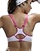 Yvette Padded Underwire Women Sports Bra-Adjustable/Criss cross/Racerback