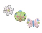 NoJo Ladybug Lullaby 3 Piece Wall Hanging Set