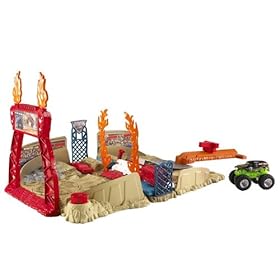  Hot Wheels Monster Jam World Finals Action Set