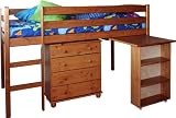 ANTIQUE FELIX MIDSLEEPER BED WITH CHEST & PULL OUT DESK