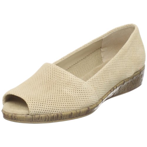 Aerosoles Women's Sprig Break Open-Toe Wedge,Jute,11 M US
