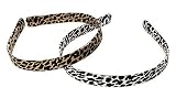 L. Erickson USA 1/2 Ultra Comfort Headband 100% Silk Print - El Gato
