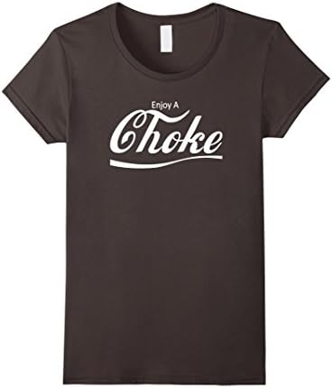 Women's PREMIUM Enjoy A Choke Parody BJJ / MMA Shirt Small Asphalt