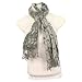 Women's Acrylic "Fashion Dots" Scarves - Gray