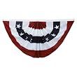 3ft x 6ft Printed Polyester Pleated Fan - Indoor or Outdoor Use