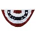 3ft x 6ft Printed Polyester Pleated Fan - Indoor or Outdoor Use