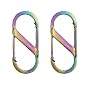 Nite Ize SB1-2PK-07 Size-21 S-Biner , Spectrum, 2-Pack