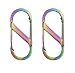 Nite Ize SB1-2PK-07 Size-21 S-Biner , Spectrum, 2-Pack