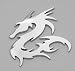 Price Comparison : Dragon Car Chrome Badges Emblem 3D Logo