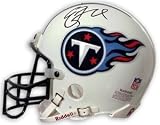 Eddie George Autographed/Hand Signed Tennessee Titans Authentic Mini Helmet- Mounted Hologram