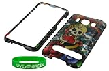 Koi Skull Design Snap On Hard Case for HTC EVO 4G Phone, Sprint
