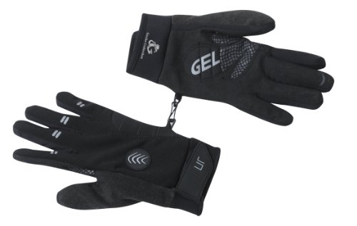 Winter Fahrrad Handschuhe mit Geleinlage mit dezentem Geckodruck. Wasserabweisend und Atmungsaktiv. In 4 verschiedenen Größen.