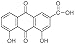 TCI America: 4,5-Dihydroxyanthraquinone-2-carboxylic Acid, D3986-1G, 95.0% (HPLC,T)