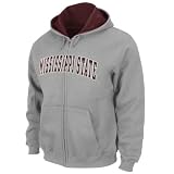 Mississippi State Bulldogs Grey Tackle Twill Full Zip Hooded Sweatshirt