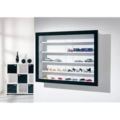 Links 99800820 Sammler-Vitrine "Sequenza Black" mit Rahmen, schwarz