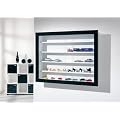 Links 99800820 Sammler-Vitrine "Sequenza Black" mit Rahmen, schwarz