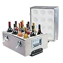 12-Bottle Aluminum Travel Wine Safe