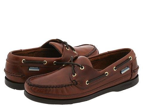 Sebago Men's Schooner Shoe,Brown Oiled Waxy,9 