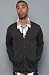 RVCA The Worldcom Cardigan in Black Fade,Sweaters for Men