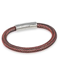 Stainless Steel Ion-Plated Mesh Bracelet, 9"