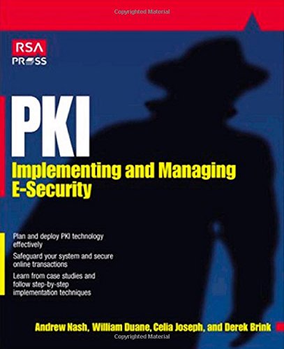 pki implementing  managing e security