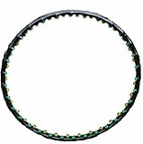 Fitness Exercise Magnetic Massage Black Hula Hoop 64 Magnetic Balls