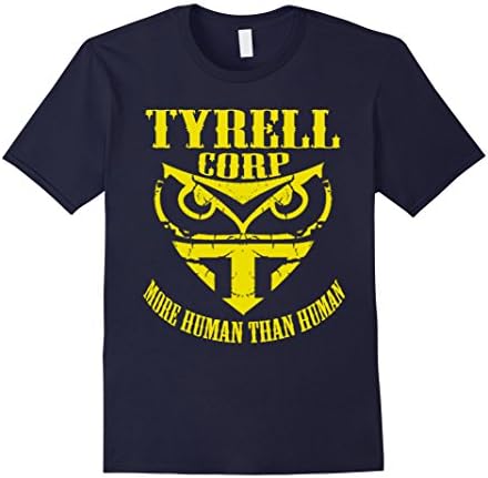 Men's Adult Tyrell Corporation More Human Than Human t-shirt XL Navy