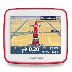 TomTom EASE 3.5-Inch Portable GPS Navigator (Red)