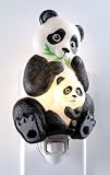 Night Light-Chinese Pandas Night Light,This is High Quality Unique Design, Gorgeous,Elegant and Beautiful for Both Functional & Decoration,Product Comes w/Light Bulb ,Safety with UL Approved, Easy to Turn it On-Off. 100% Satisfaction Guaranteed !