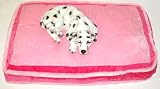dog bed / dog cushion 35'' x 22'' x 4'' in pink #5282