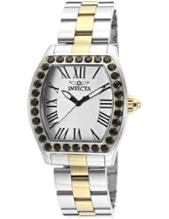 Invicta Womens 14531 Angel White Textured Dial Stainless Steel Watch