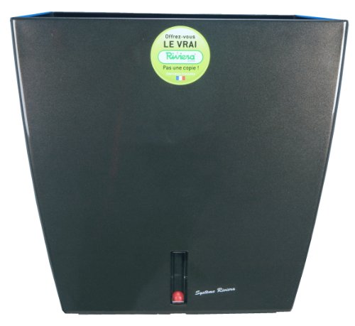 examen RIVIERA-POT DE FLEURS EVA CARRE 27-GRIS METAL