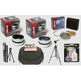 Buy Canon ZR90 ZR85 ZR80 ZR50 ZR45 MiniDV Digital HD&sup2; Professional Accessory Kit by Opteka
