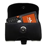 Horizontal Leather Case with Belt Clip/Loop for the Sony Ericsson W810 / W810i