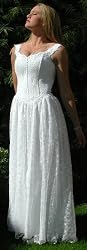 Corset Back Sleeveless Dress