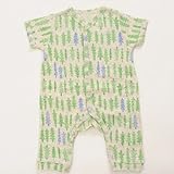 OCEAN＆GROUND（オーシャンアンドグラウンド) 半袖ロンパース ツリー_グリーン 70