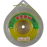 バクマ 安全草刈 取替用ナイロンコード 丸 2.4mm丸×30m